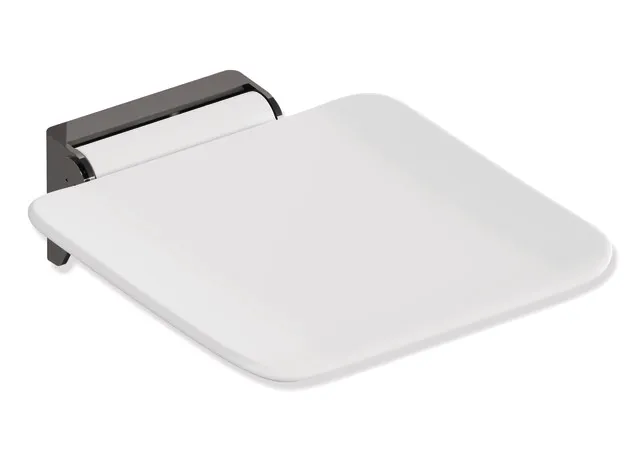 Klappsitz des Systems 900, Wandkonsole aus Edelstahl, PVD, Sitzfläche aus strukturiertem Kunststoff, weiß, Sitzfläche 350 mm breit, 340 mm tief, in Farbe CK (messing glänzend) Klappsitz des Systems 900, Wandkonsole aus Edelstahl, PVD, Sitzfläche aus strukturiertem Kunststoff, weiß, Sitzfläche 350 mm breit, 340 mm tief, in Farbe CK (messing glänzend)