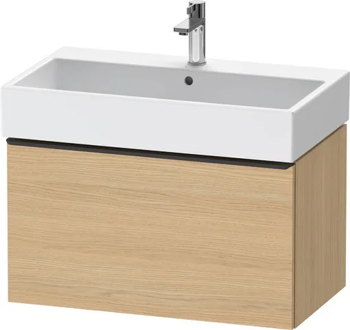 Duravit Waschtischunterschrank wandhängend „D-Neo“ 78,4 × 44 × 44,2 cm in Eiche Natur