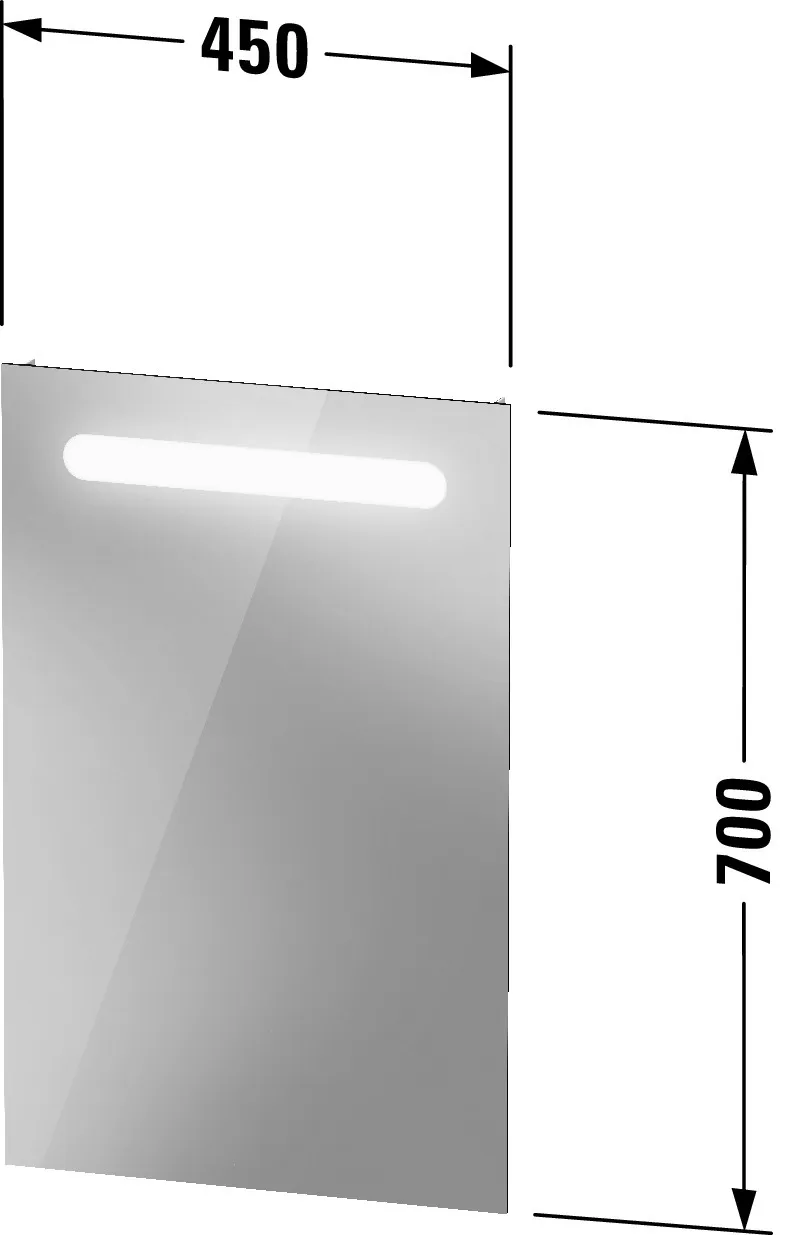 Duravit Spiegel „No.1“ 45 × 70 cm Duravit Spiegel „No.1“ 45 × 70 cm