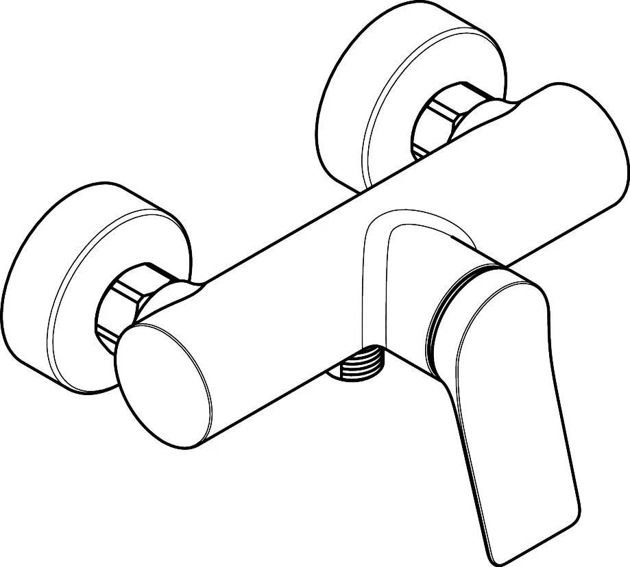 Vivenis Einhebel-Brausemischer Original Aufputz, Chrom Vivenis Einhebel-Brausemischer Original Aufputz, Chrom