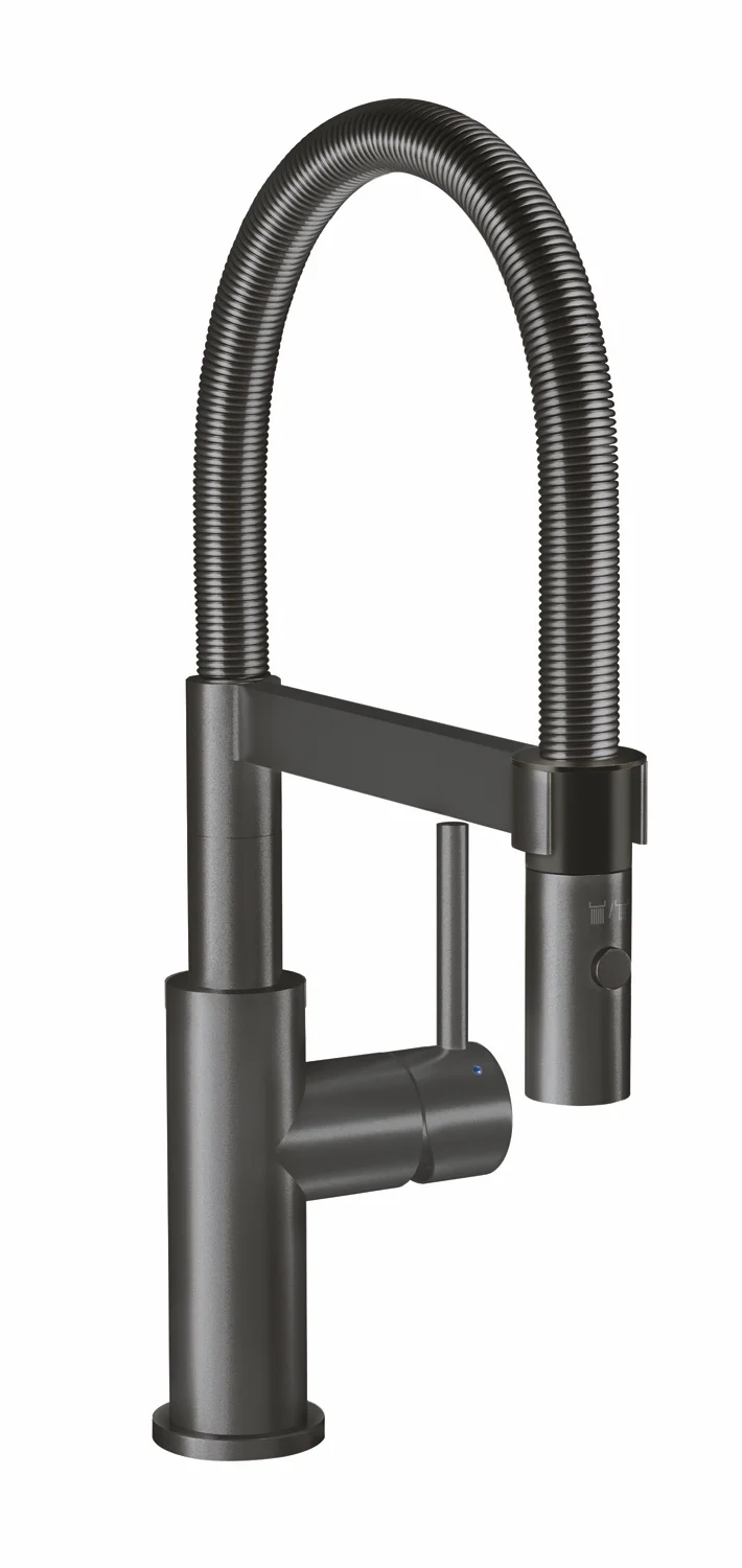 Villeroy & Boch Steel Expert Compact Küchenarmatur Edelstahl Anthracite