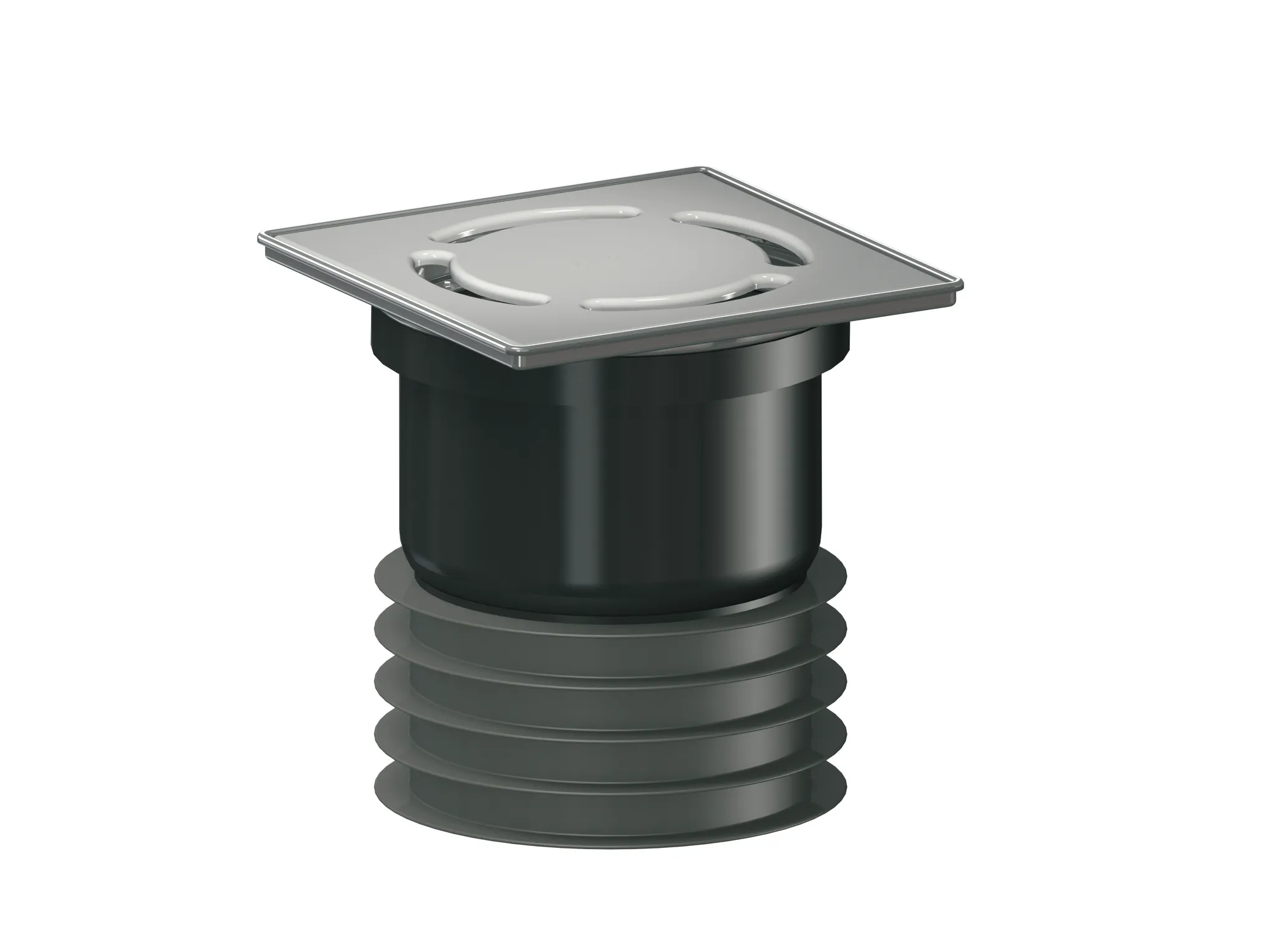 Bodenablauf PRONTO Primus, DN 100, 120 x 120 mm