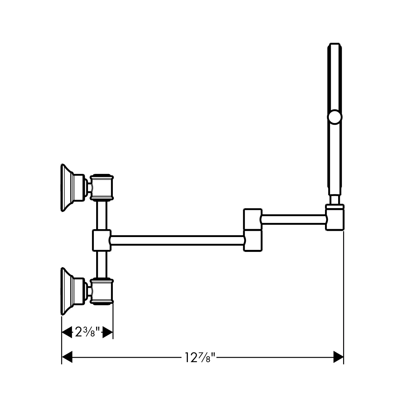 Rasierspiegel Axor Montreux ausziehbar Rasierspiegel Axor Montreux ausziehbar