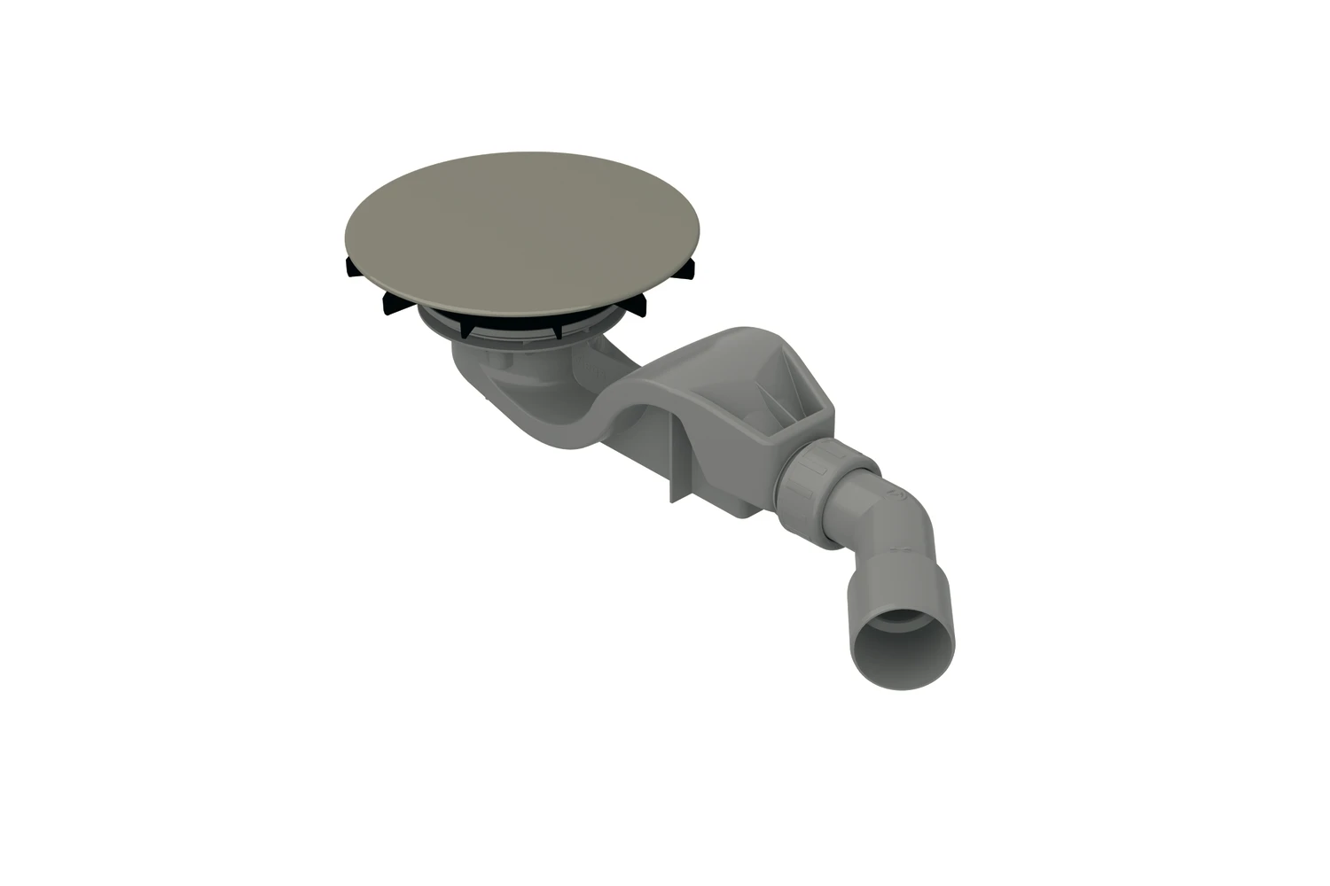 Bette Ablaufgarnitur für Duschwannen „BetteAir“ 50 Modell B525 152 mm in Cashmere