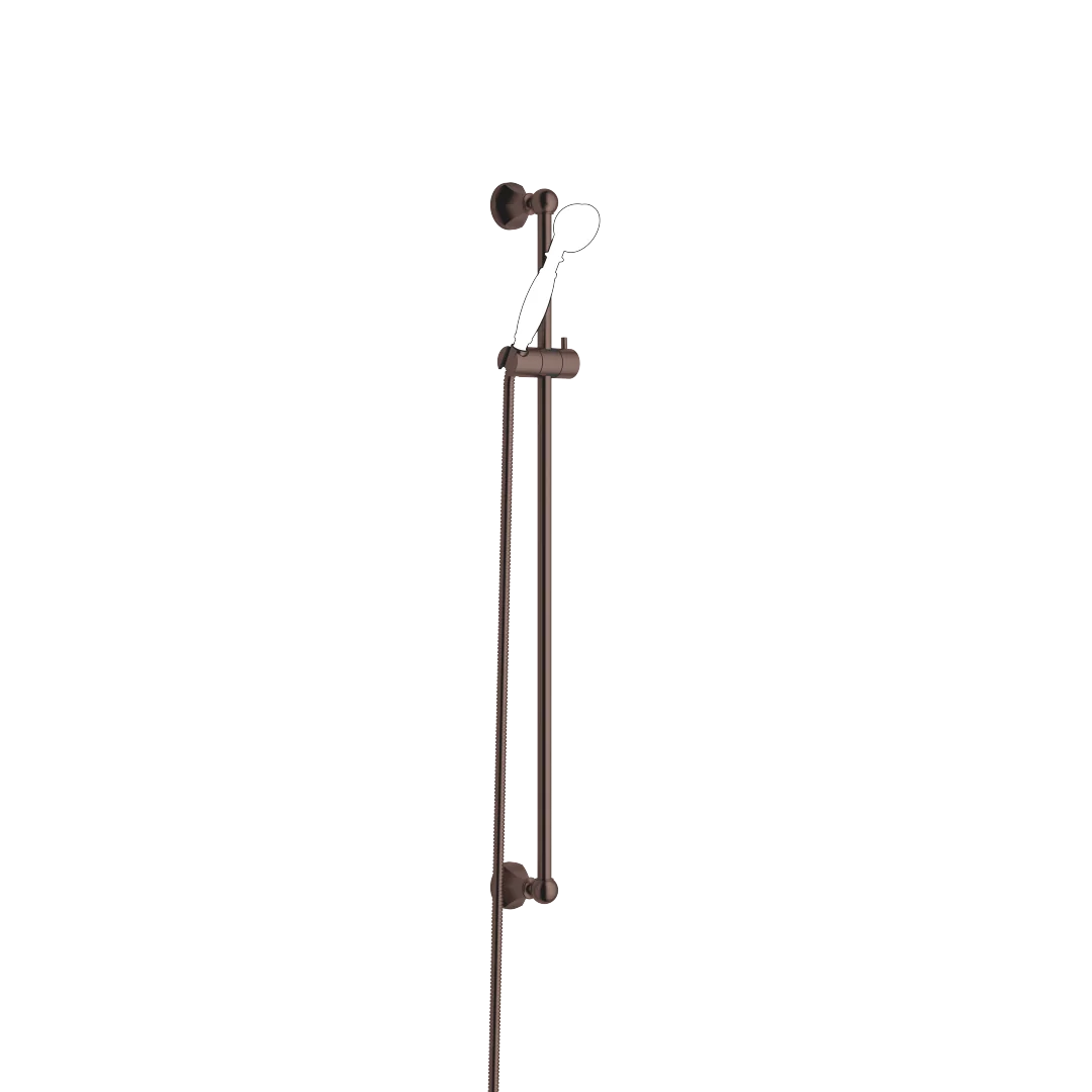 Dornbracht Duschgarnitur MADISON Dark Bronze gebürstet PVD, 850 mm Stichmaß, 1750 mm Brauseschlauch mit Verdrehschutz, ohne Handbrause Dornbracht Duschgarnitur MADISON Dark Bronze gebürstet PVD, 850 mm Stichmaß, 1750 mm Brauseschlauch mit Verdrehschutz, ohne Handbrause
