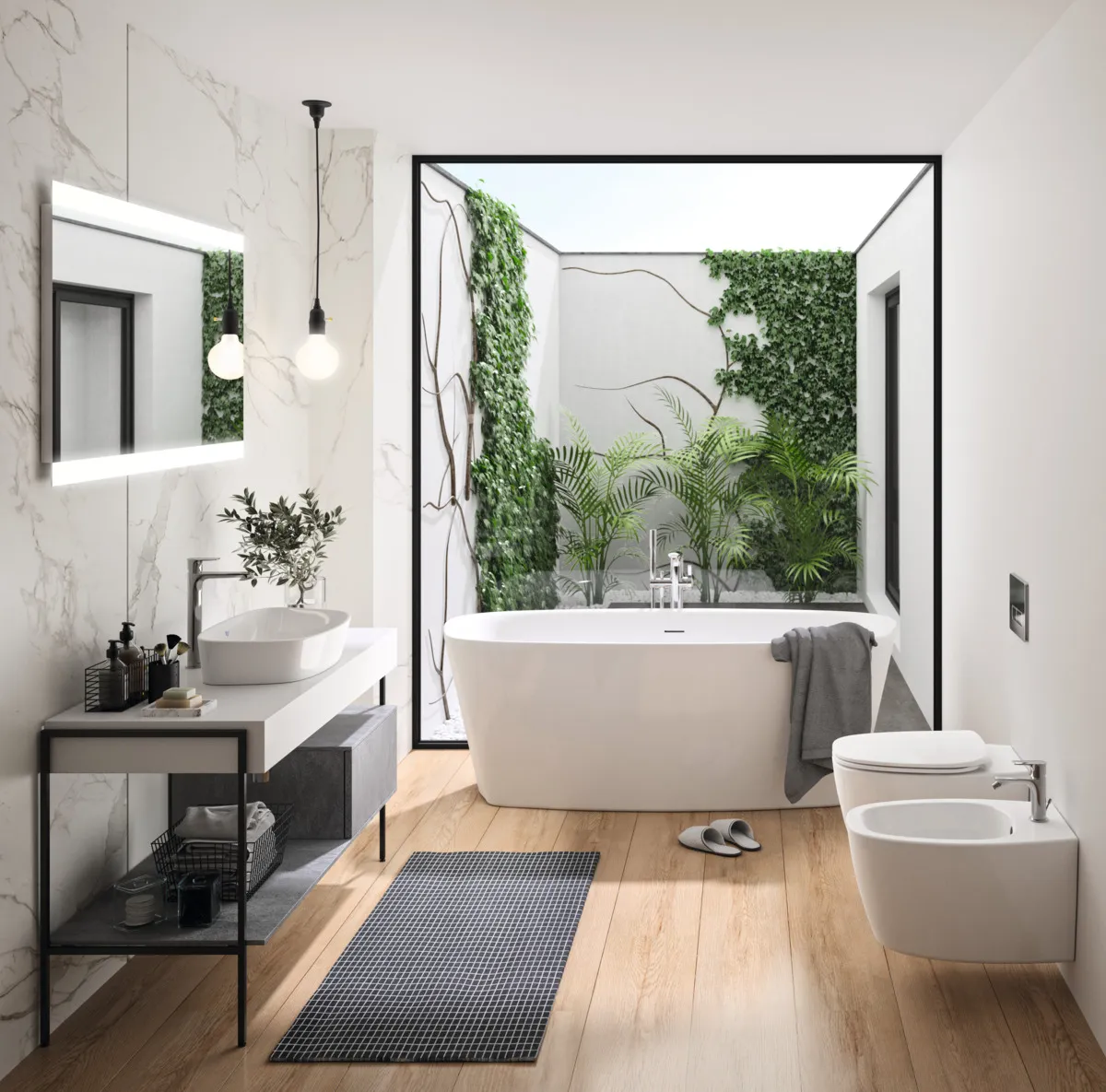 Ideal Standard Badewanne „Dea“ 75 × 170 cm in Weiß