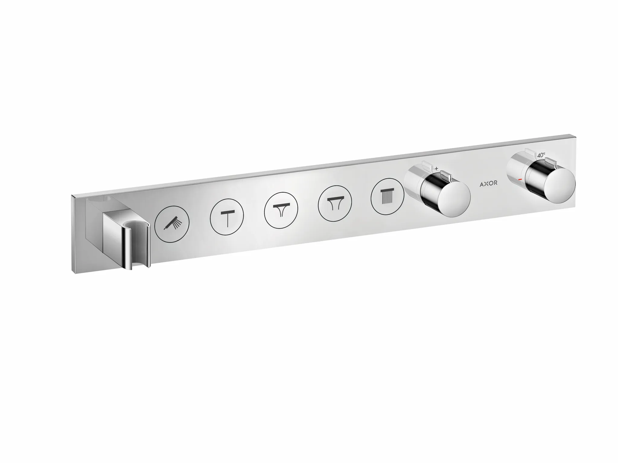 Hansgrohe AXOR ShowerSolutions Thermostatmodul Select 670⁄90 Unterputz für 5 Verbraucher Chrom Hansgrohe AXOR ShowerSolutions Thermostatmodul Select 670⁄90 Unterputz für 5 Verbraucher Chrom