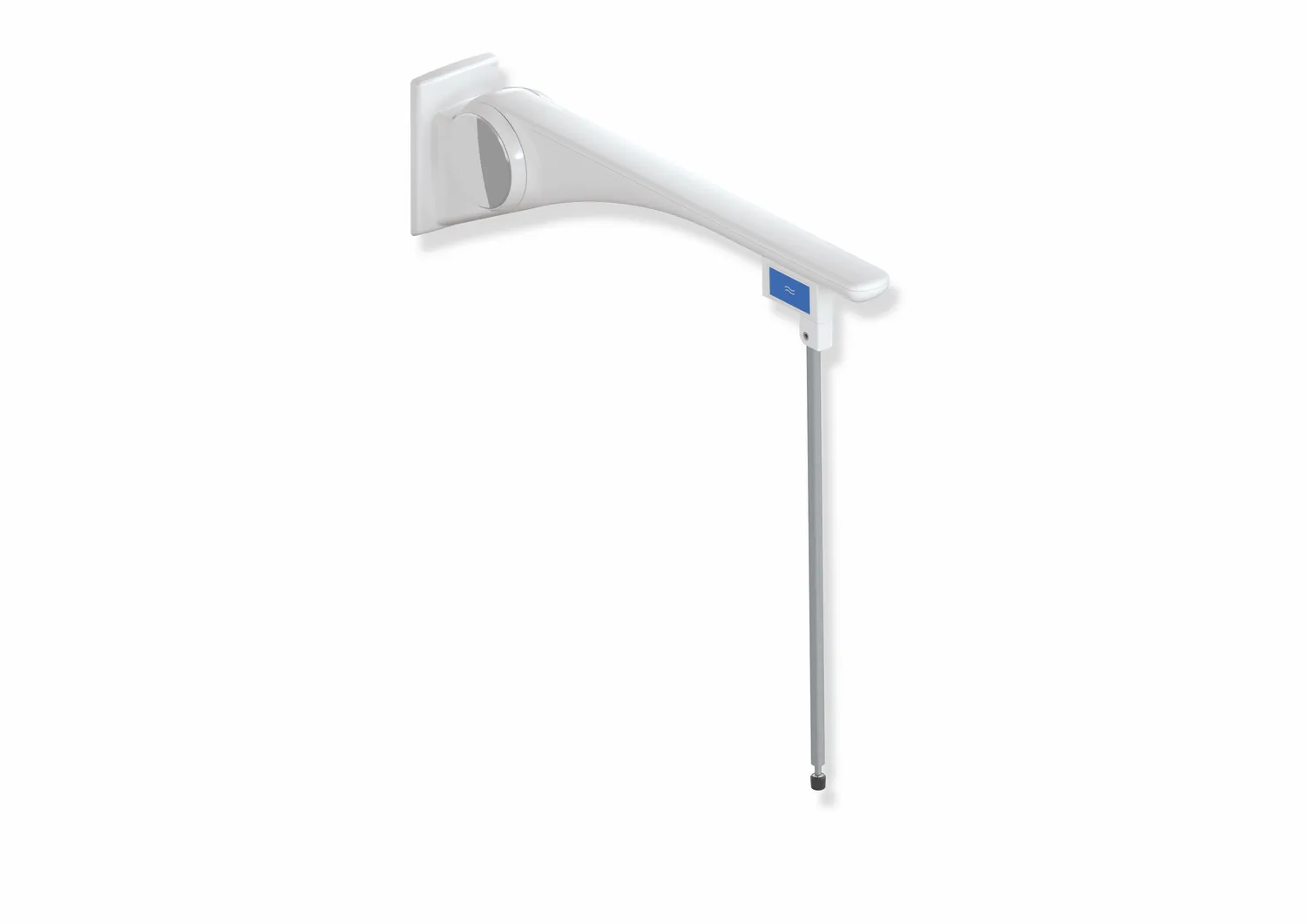 HEWI Bodenstütze „Serie 802 LifeSystem“ in Signalweiß glänzend HEWI Bodenstütze „Serie 802 LifeSystem“ in Signalweiß glänzend