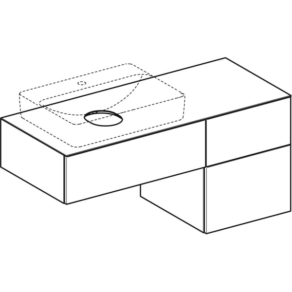 Geberit Waschtischunterschrank „Variform“ 120 × 55 × 51 cm