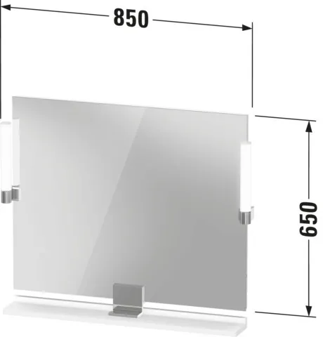 Duravit Spiegel „Sivida“ 85 × 65 cm Duravit Spiegel „Sivida“ 85 × 65 cm