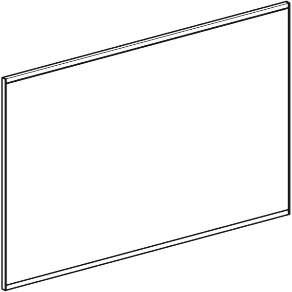 Geberit Spiegel „Option“ 105 × 70 cm, rechteckig in weiß alpin Geberit Spiegel „Option“ 105 × 70 cm, rechteckig in weiß alpin