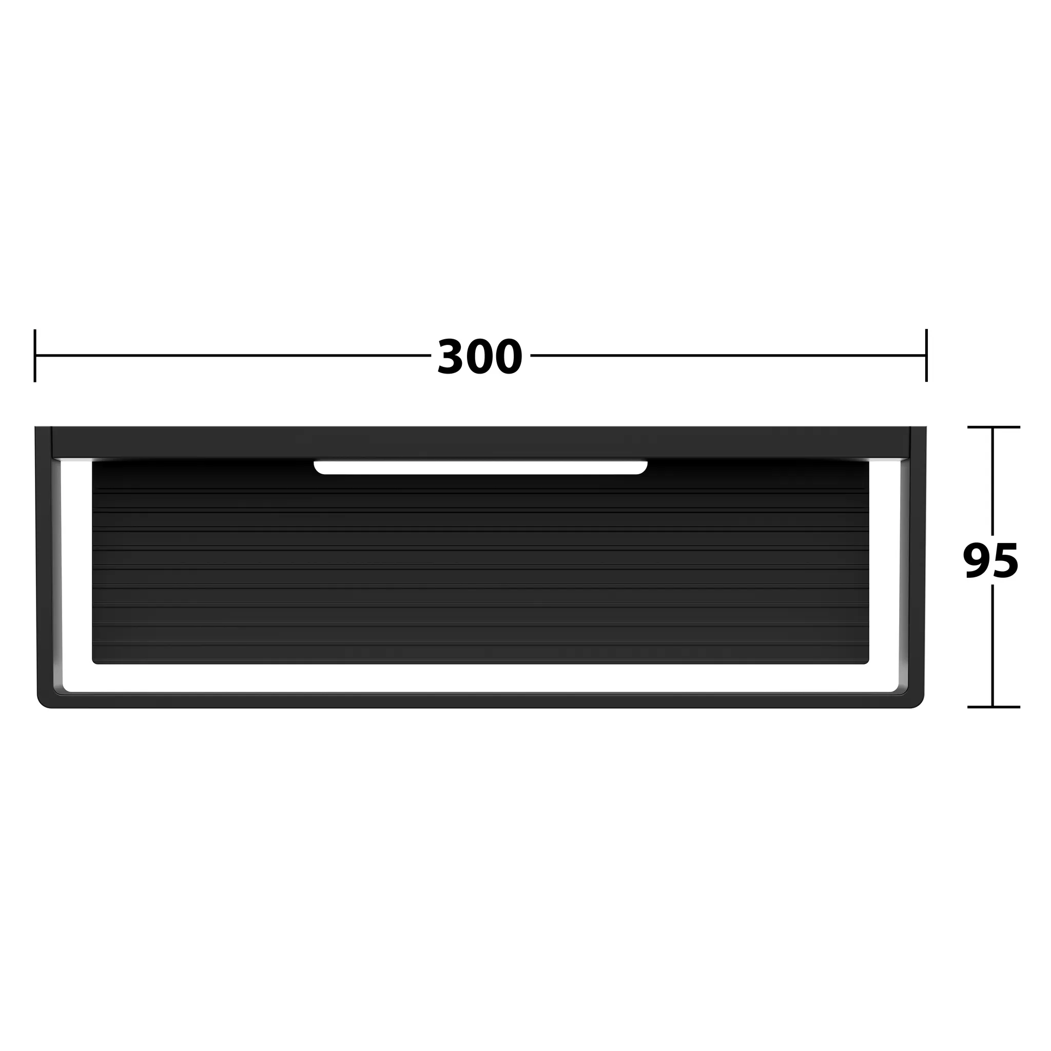 Edition 11 11158370000 Duschkorb schwarz matt Edition 11 11158370000 Duschkorb schwarz matt
