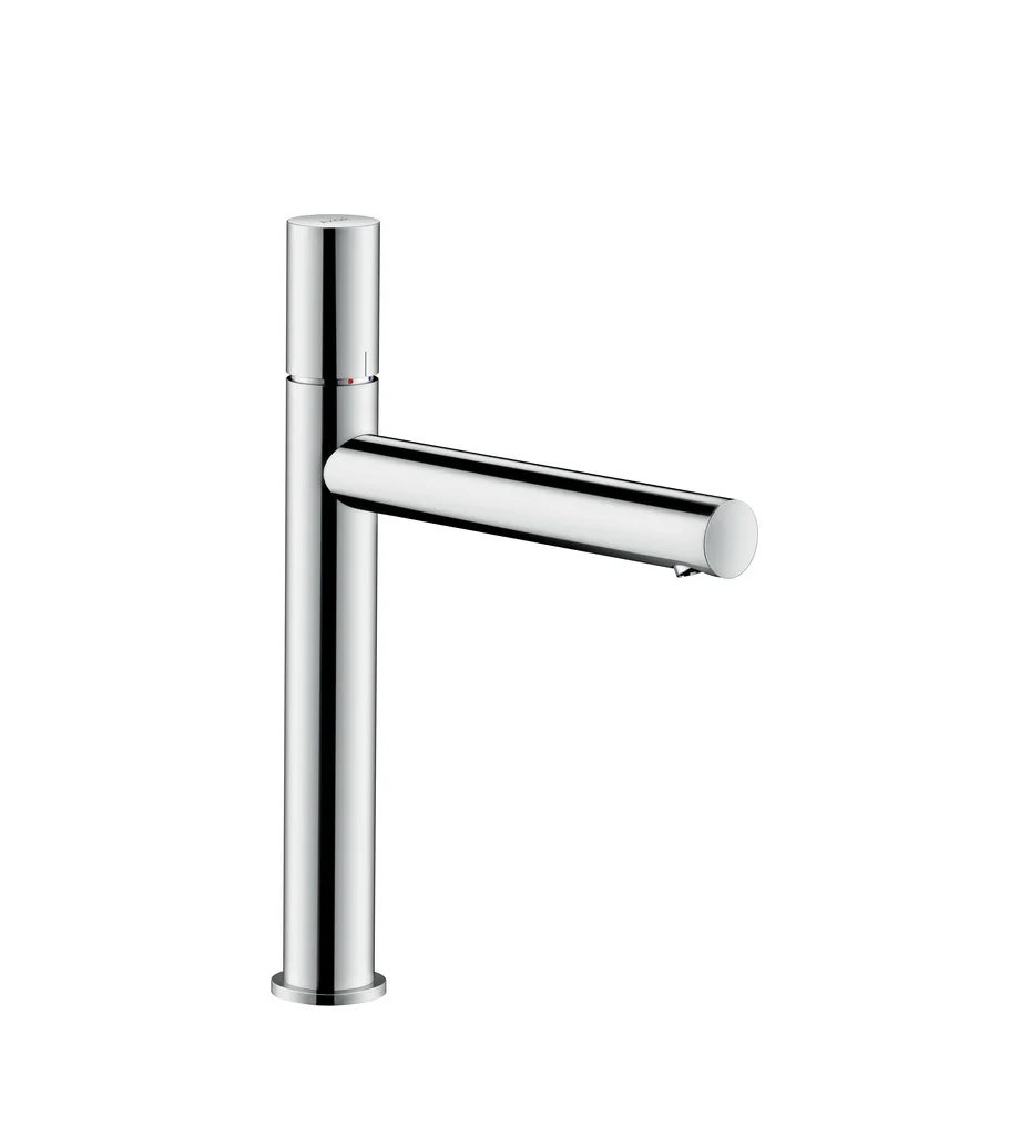 Hansgrohe AXOR Uno Einhebel-Waschtischmischer 200, Chrom, Ausladung 198 mm, Auslaufhöhe 199 mm, Zerogriff, Laminarstrahl, max. Durchfluss 5 l/min