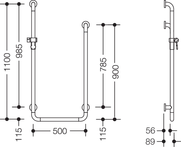 HEWI Haltegriff „Serie 801“