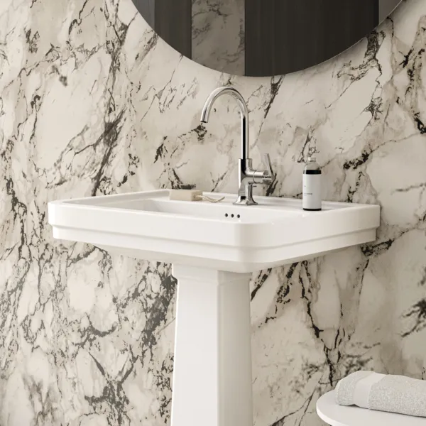 Waschbecken „Calla“ 71,5 × 50 × 17,5 cm, Hahnlochposition mittig Waschbecken „Calla“ 71,5 × 50 × 17,5 cm, Hahnlochposition mittig