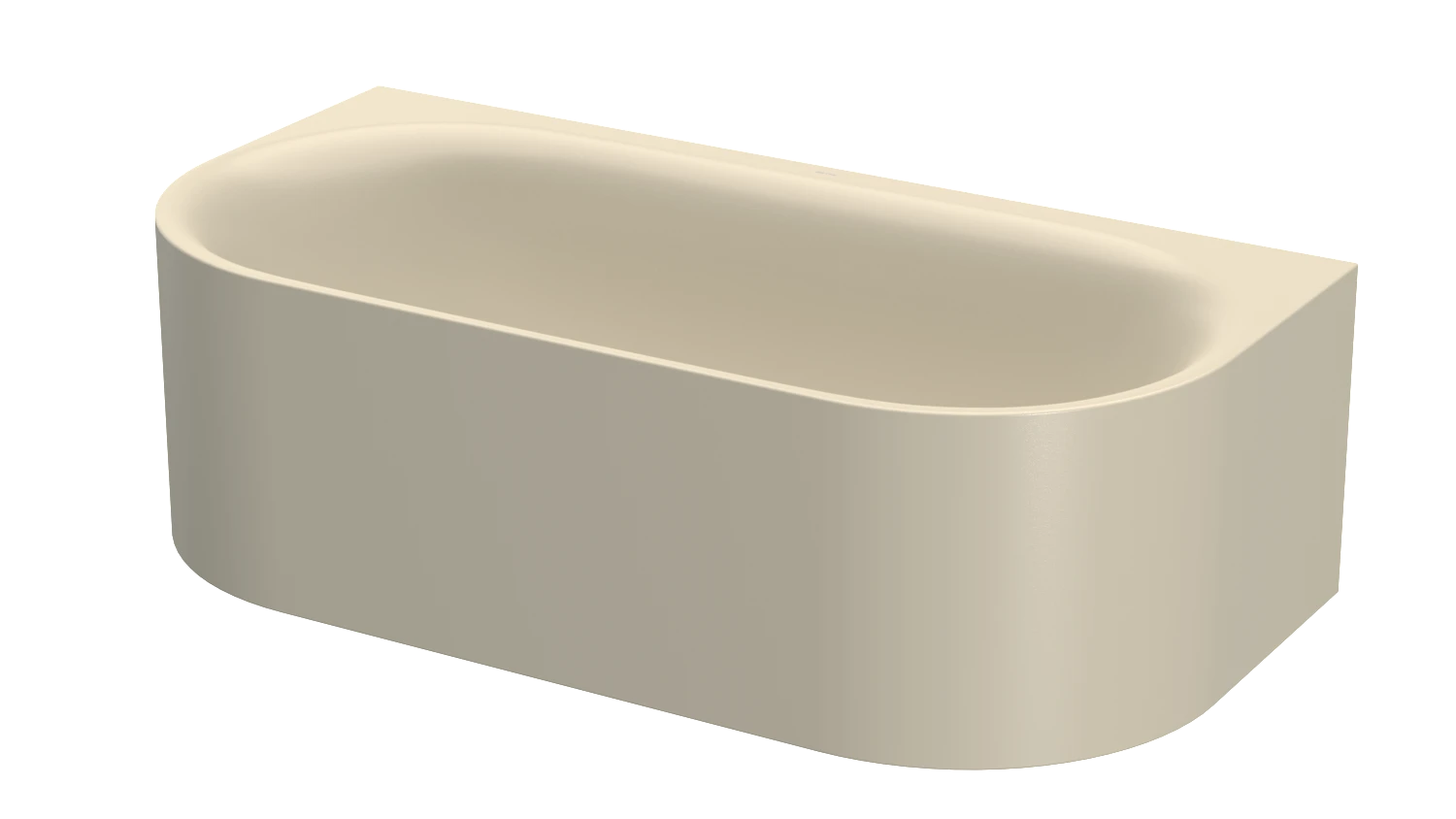 Bette oval Badewanne „BetteLux Oval I Silhouette“ 190 × 95 cm in Beige