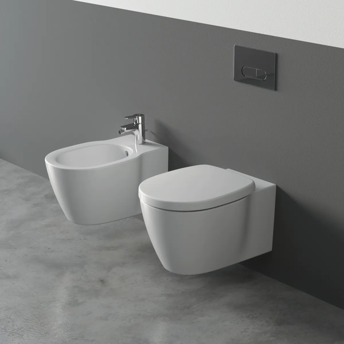 WC-Paket Connect AquaBlade mit WC-Sitz Softclosing 365x540x340mm Weiß WC-Paket Connect AquaBlade mit WC-Sitz Softclosing 365x540x340mm Weiß