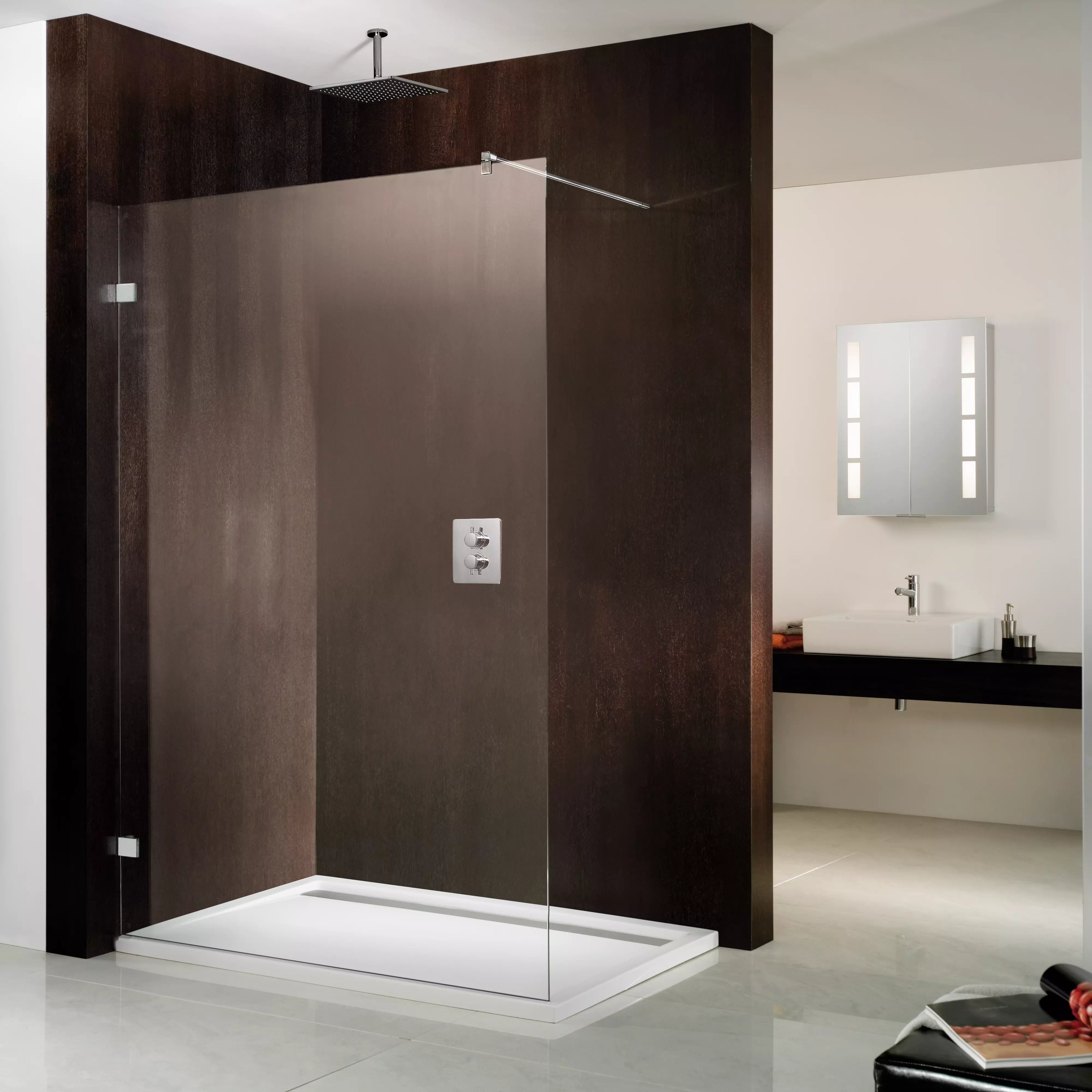 HSK rahmenlos Seitenwand „Atelier Pur“ zu AP.51 bis AP.75 Glas Klar hell, Sondergröße HSK rahmenlos Seitenwand „Atelier Pur“ zu AP.51 bis AP.75 Glas Klar hell, Sondergröße