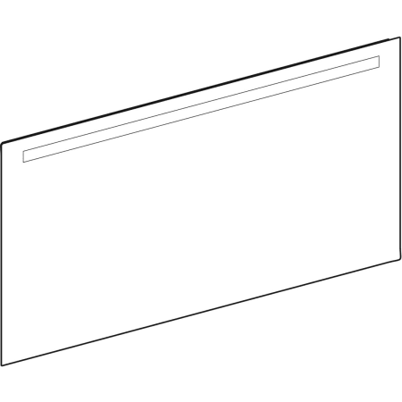 Geberit Option Basic Square Lichtspiegel, Aluminium eloxiert, 140x70 cm, LED-Beleuchtung oben Geberit Option Basic Square Lichtspiegel, Aluminium eloxiert, 140x70 cm, LED-Beleuchtung oben