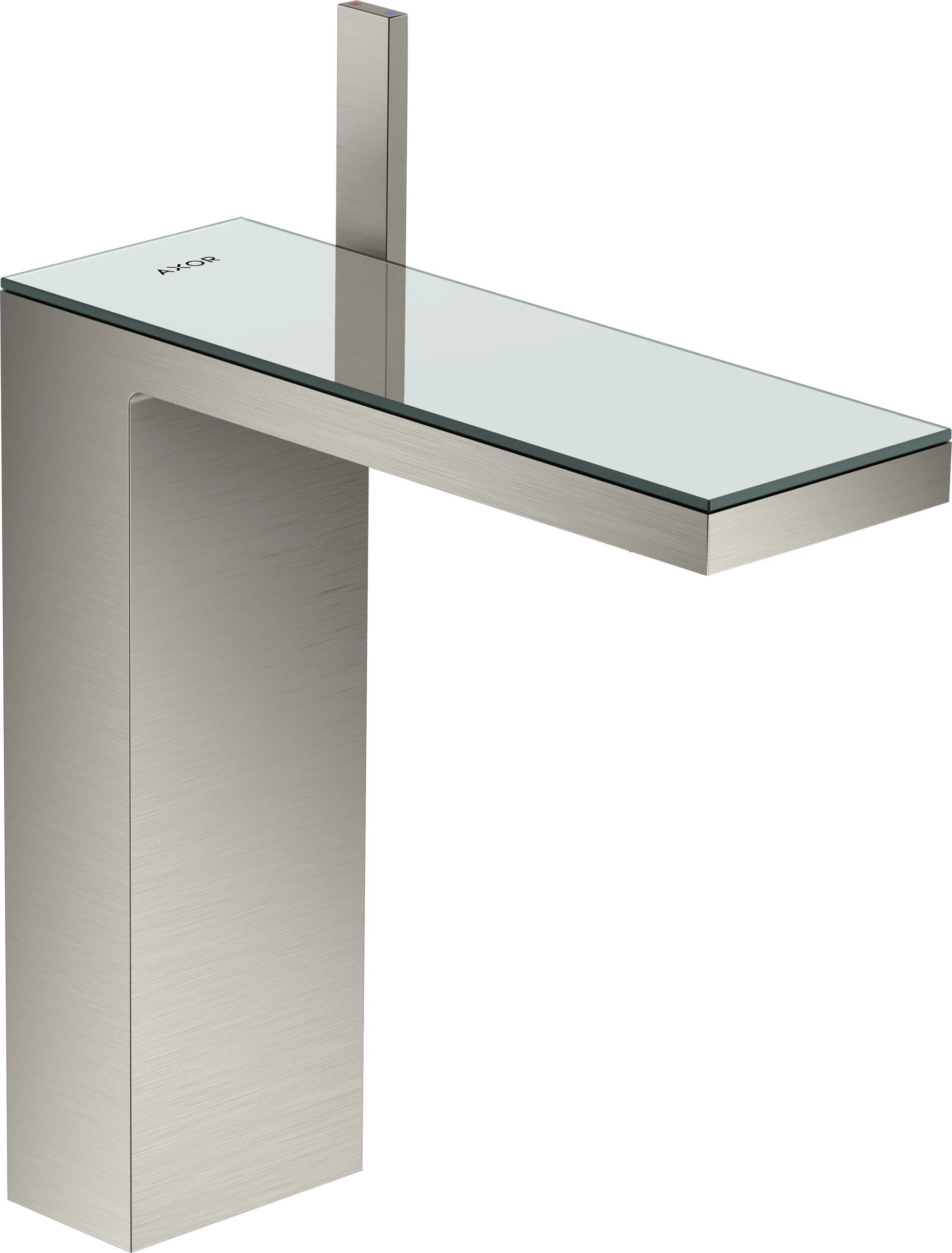 Hansgrohe AXOR MyEdition Platte 245 Glas – abnehmbar, 245 mm Länge