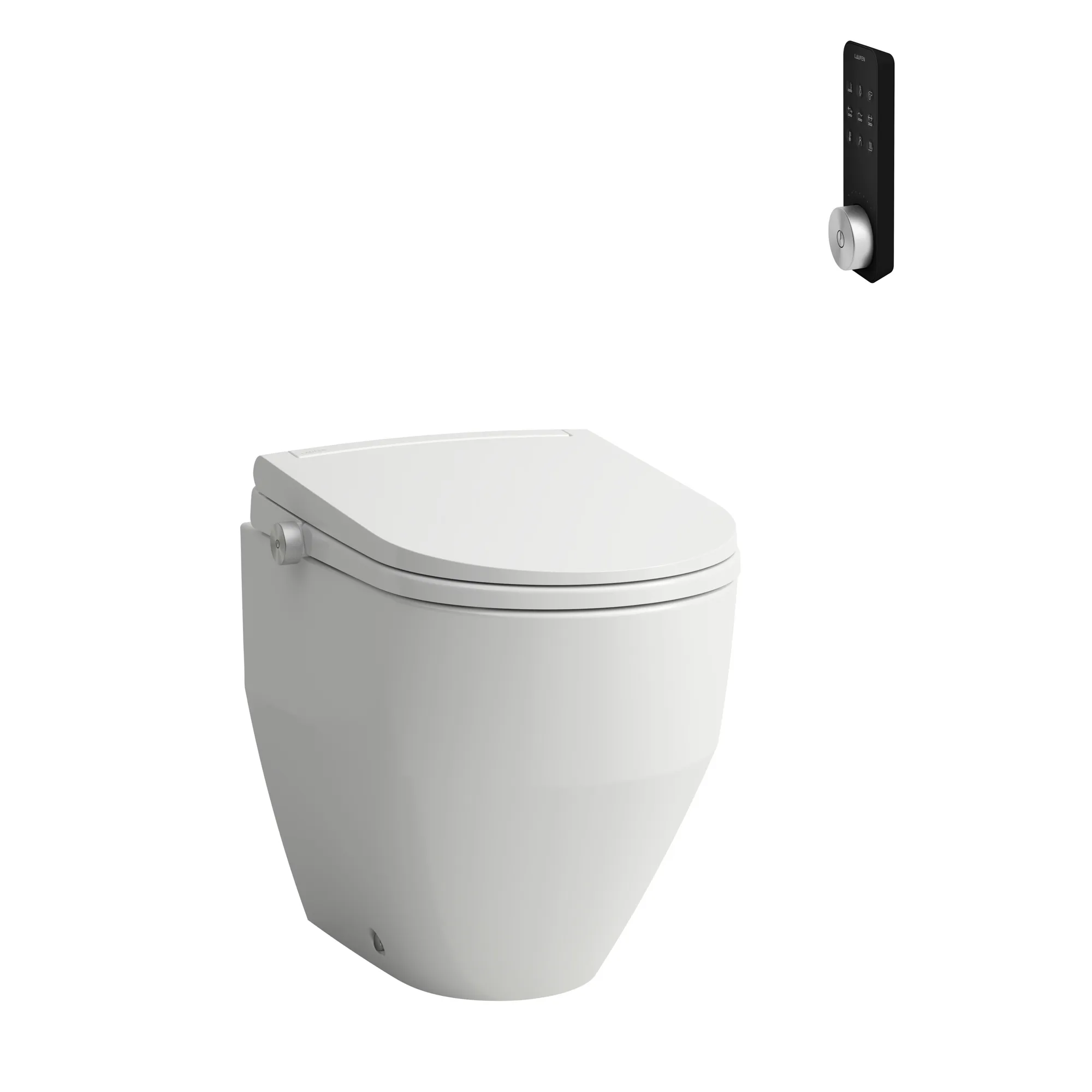 Laufen CLEANET PRO Spülrandloses Stand-WC mit Dusch-WC Aufsatz, weiß Laufen CLEANET PRO Spülrandloses Stand-WC mit Dusch-WC Aufsatz, weiß