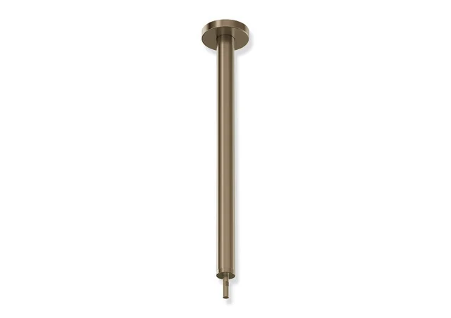 HEWI Deckenabhängung System 900, Edelstahl PVD bronze gebürstet, Länge 400 mm, kürzbar auf 200 mm, Durchmesser 25 mm