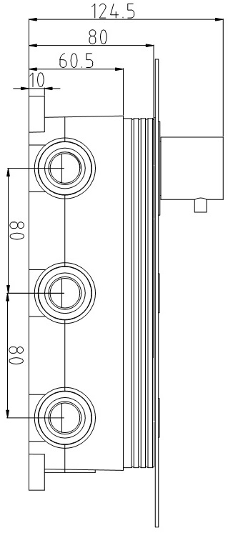 AqvaZone Einbaukörper „Easy Push Box“ 4 Abgänge AqvaZone Einbaukörper „Easy Push Box“ 4 Abgänge