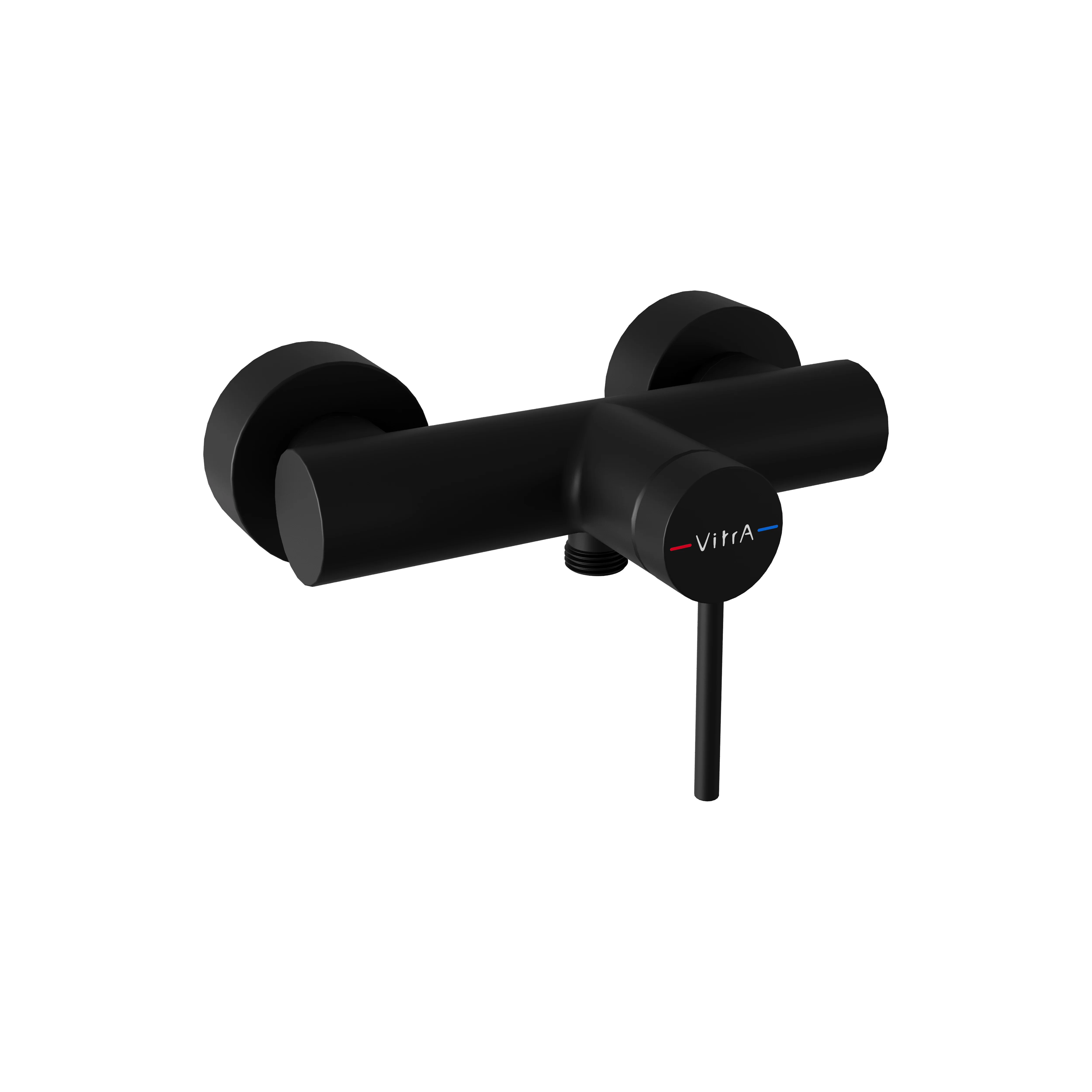 Minimax Round Einhebel-Brausearmatur Aufputzmontage Schwarz Matt Minimax Round Einhebel-Brausearmatur Aufputzmontage Schwarz Matt