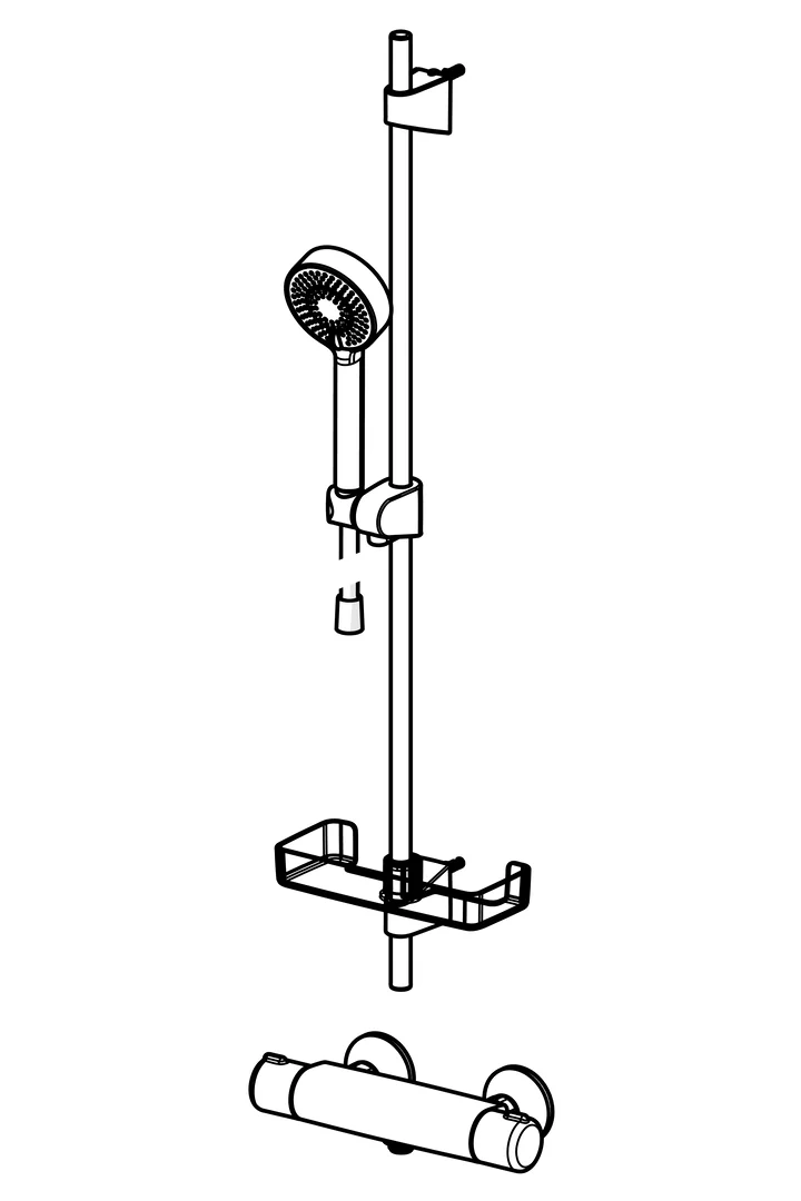 HansaMICRA Duscharmatur Hansamicra 2017 Thermostat Chrom DN15 HansaMICRA Duscharmatur Hansamicra 2017 Thermostat Chrom DN15