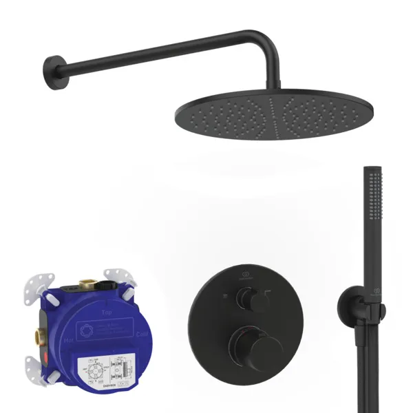 Ideal Standard Armaturen-Bundle Ceratherm T100 Silk Black