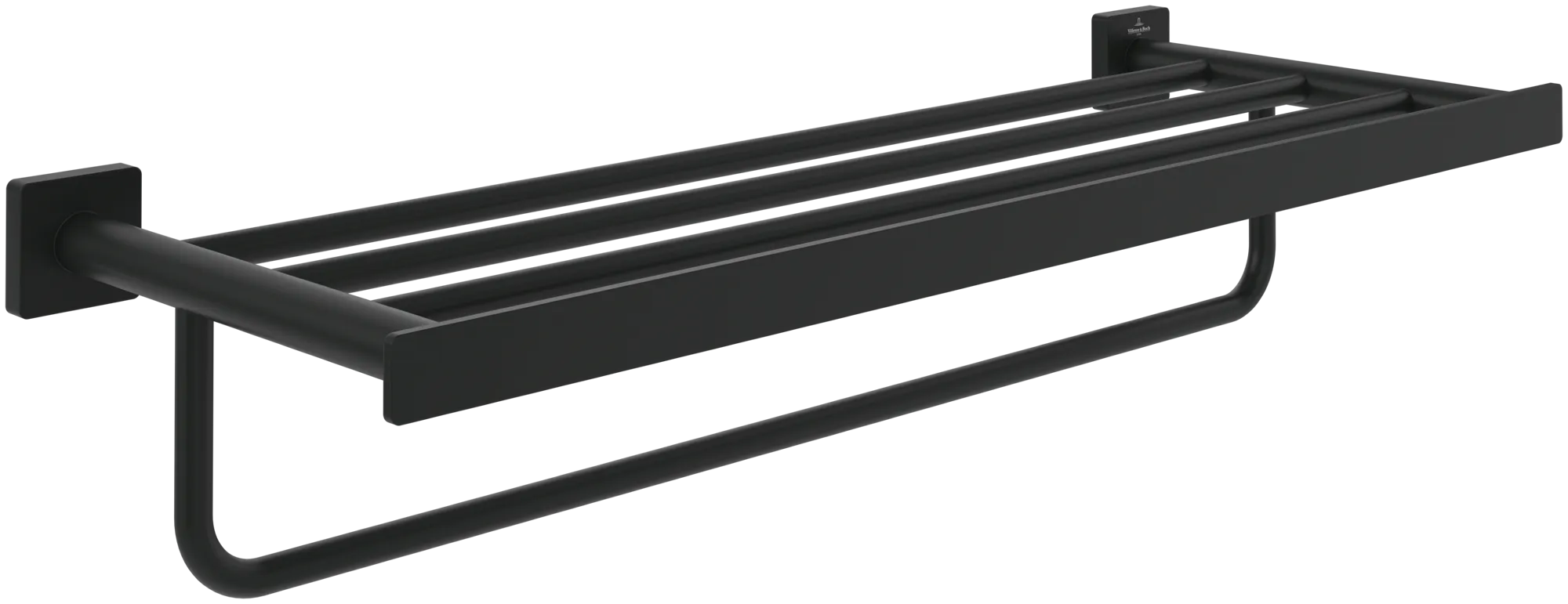 Villeroy & Boch Handtuchhalter „Elements-Striking“, Befestigung verdeckt in Matt Black Villeroy & Boch Handtuchhalter „Elements-Striking“, Befestigung verdeckt in Matt Black