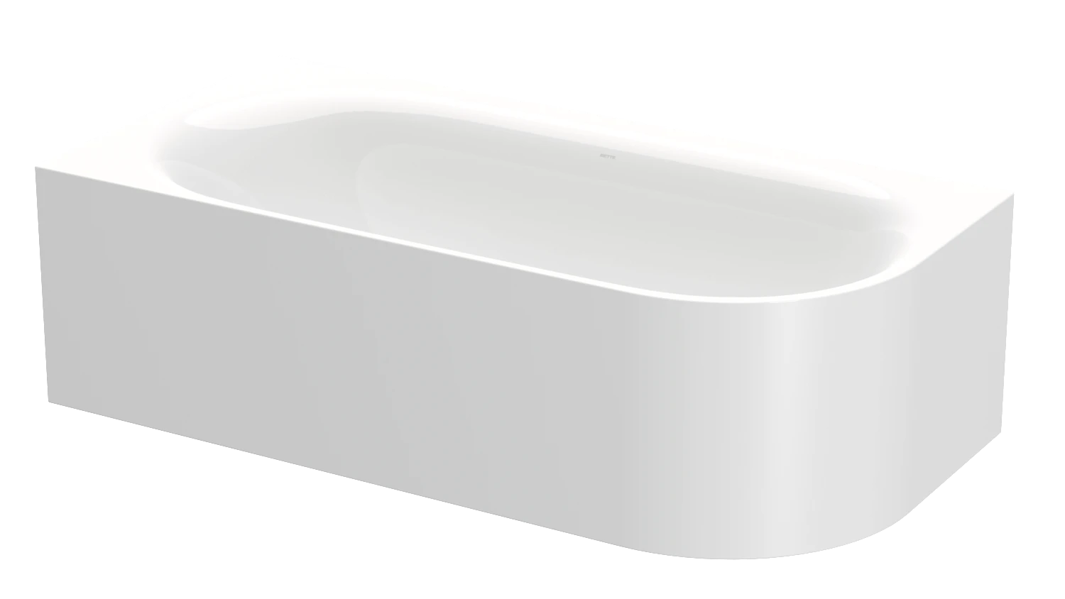 Bette oval Badewanne „BetteLux Oval IV Silhouette“ 195 × 95 cm in Weiß