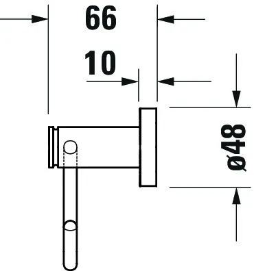 Duravit Toilettenpapierhalter „D-Code“ 16,5 × 6,6 × 9,9 cm in chrom Befestigung sichtbar Duravit Toilettenpapierhalter „D-Code“ 16,5 × 6,6 × 9,9 cm in chrom Befestigung sichtbar