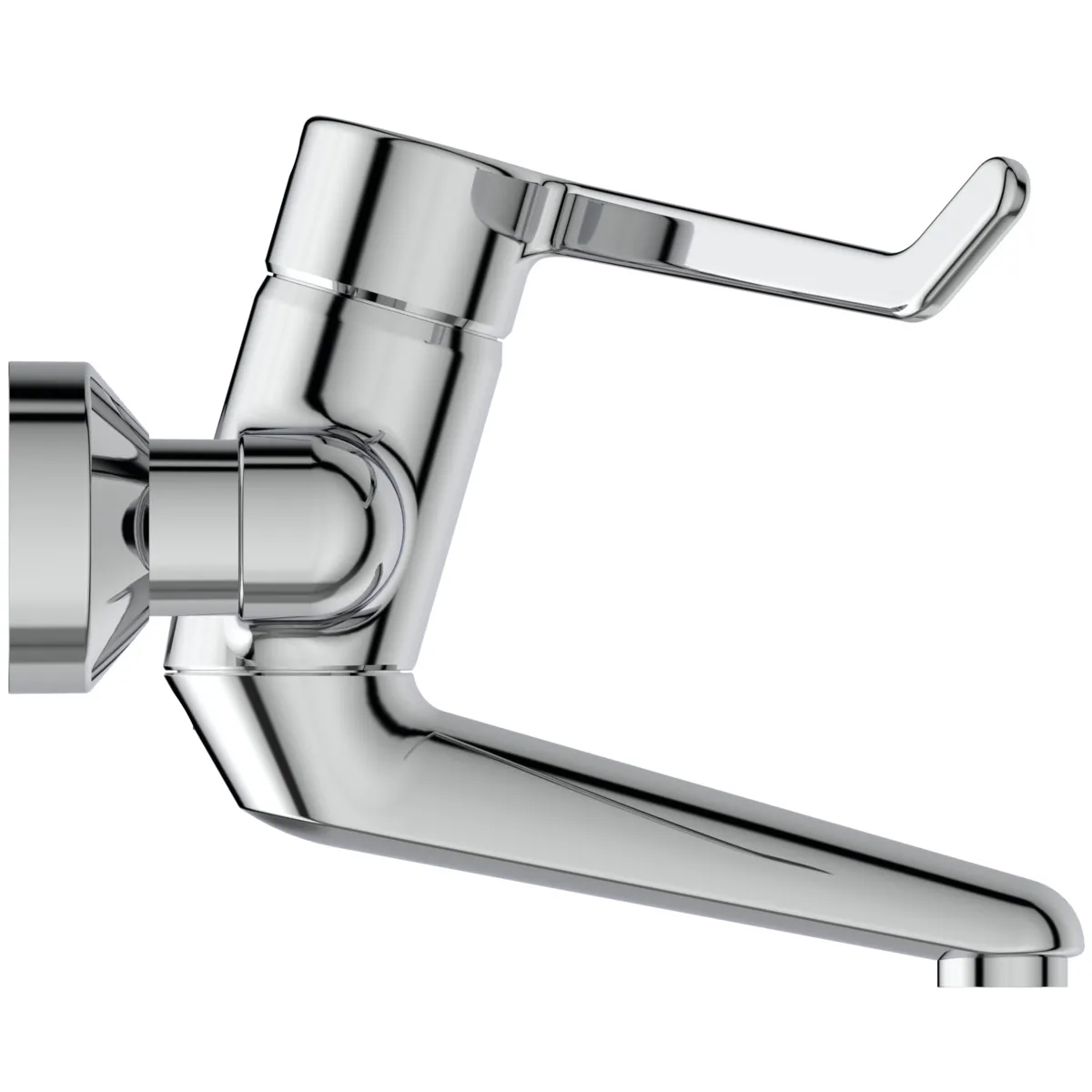Ideal Standard Wandwaschtisch-Sicherheitsarmatur Ceraplus B8314AA, Einhebel, 180mm Hebel, 150mm Ausladung, Chrom Ideal Standard Wandwaschtisch-Sicherheitsarmatur Ceraplus B8314AA, Einhebel, 180mm Hebel, 150mm Ausladung, Chrom