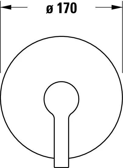 B.2 Einhebel-Brausemischer Unterputz mitUmstellventil,Ausl. 87 Breite 170 mm