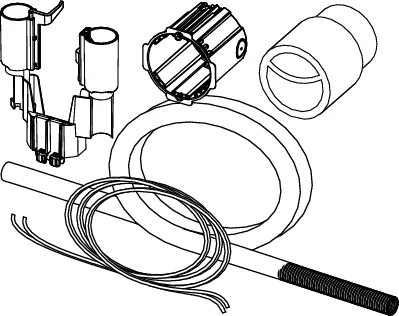flushpoint pneumat. Fernauslösung f. Spülk. m. Ablaufventil A 5, Rohbauset