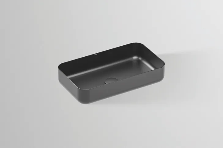 Waschbecken „SR-Serie“ 599 × 118 mm in Mattschwarz Waschbecken „SR-Serie“ 599 × 118 mm in Mattschwarz