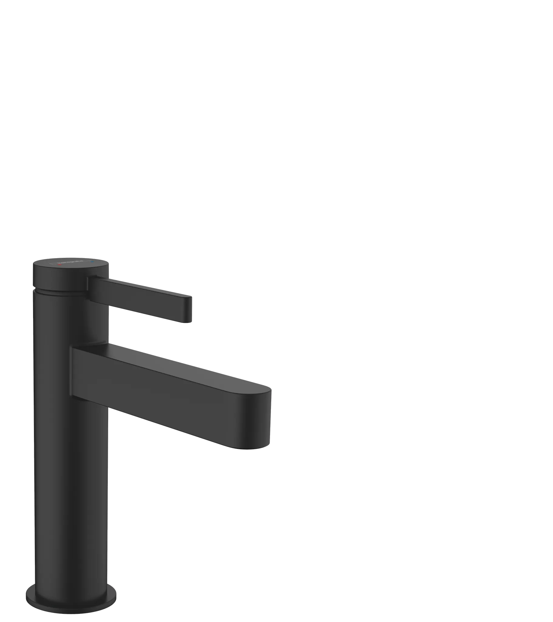 Hansgrohe Finoris Einhebel-Waschtischmischer 110 mit Zugstangen-Ablaufgarnitur, Mattschwarz Hansgrohe Finoris Einhebel-Waschtischmischer 110 mit Zugstangen-Ablaufgarnitur, Mattschwarz