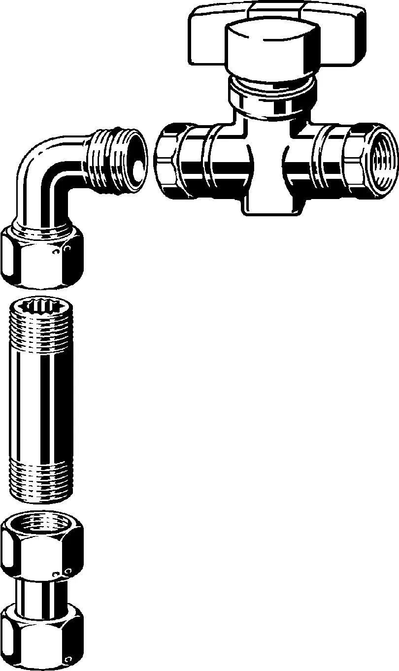 Viega „Sanfix“ Anschlussset für Wasserzähler 3/4″ Viega „Sanfix“ Anschlussset für Wasserzähler 3/4″