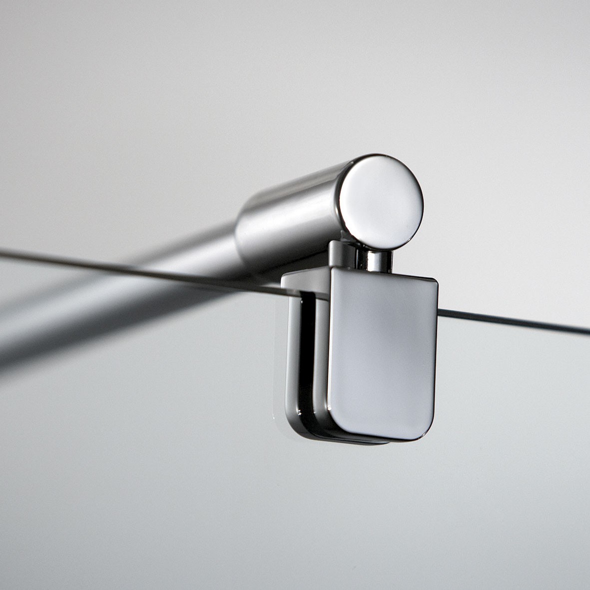 HSK Badewannenaufsatz passend zu Badewannenaufsätze von K2.80 bis K2.82 „K2“ Glas Klar hell, Scharniere Chromoptik (Alu Hochglanz poliert)