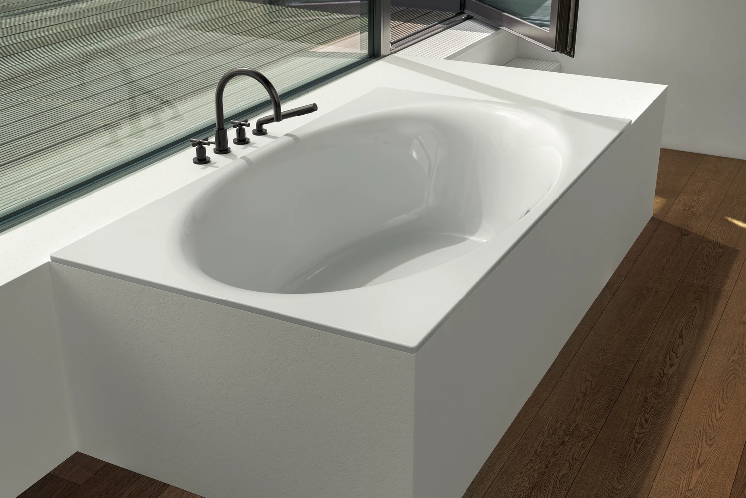 Bette Badewanne „BetteEve“ rechteck 180 × 100 cm in Moosgrün Bette Badewanne „BetteEve“ rechteck 180 × 100 cm in Moosgrün