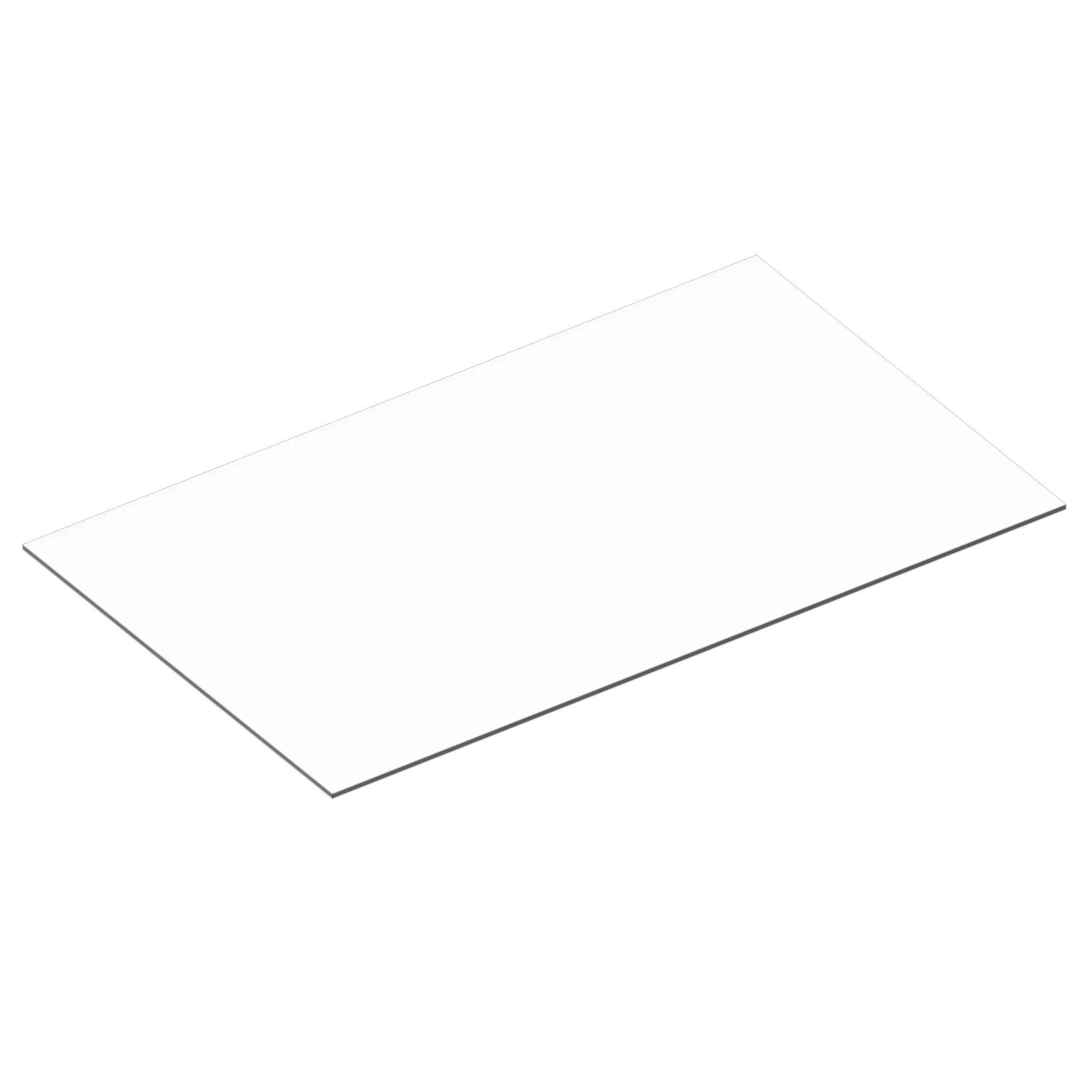 KEUCO Abdeckplatte „Edition 11 Art“ Weiß (Glas), 800 × 483 × 4 mm