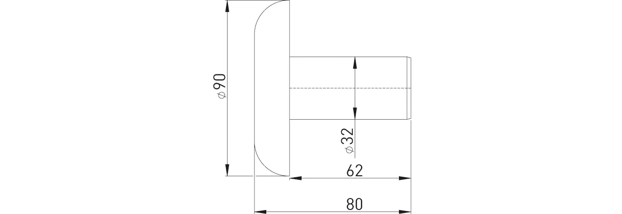 Verschlussrosette ABS vc für Siphonrohre 32 mm Verschlussrosette ABS vc für Siphonrohre 32 mm