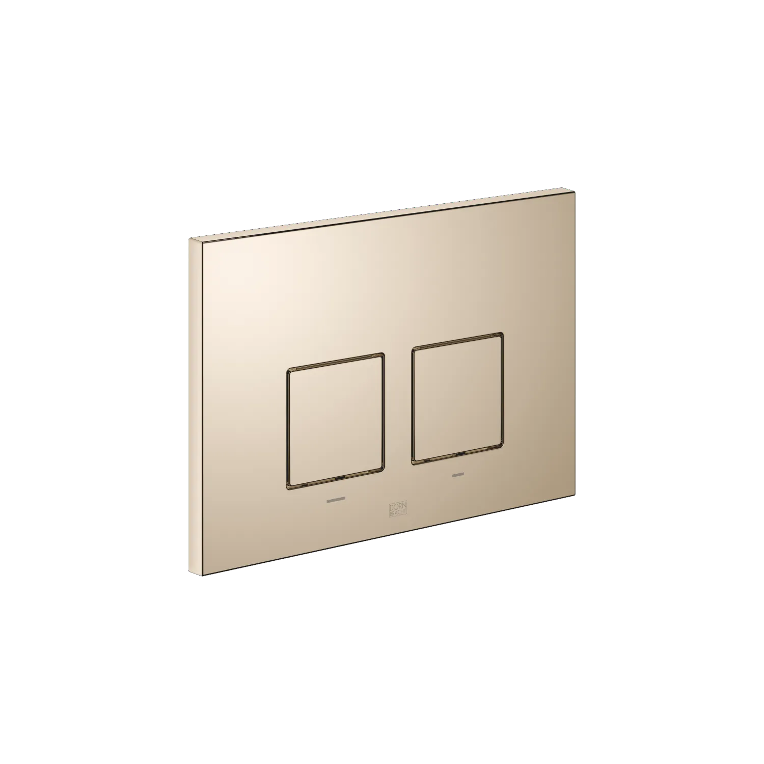 Dornbracht Betätigungsplatte für WC-UP-Spülkasten Geberit, eckig - Light Gold