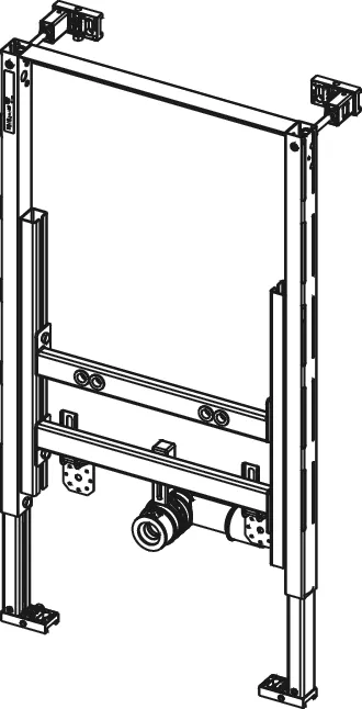 Bidetmodul TECEprofil für wandhängendes Bidet, Bauhöhe 820 mm Bidetmodul TECEprofil für wandhängendes Bidet, Bauhöhe 820 mm