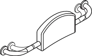 Rückenstütze Ser 801, W.-Mont., antimikrobielle Ausrüstung signalweiß Rückenstütze Ser 801, W.-Mont., antimikrobielle Ausrüstung signalweiß