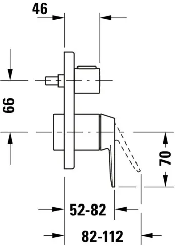 Duravit Zweihand-Unterputz-Armatur „Manhattan“ in Chrom Duravit Zweihand-Unterputz-Armatur „Manhattan“ in Chrom