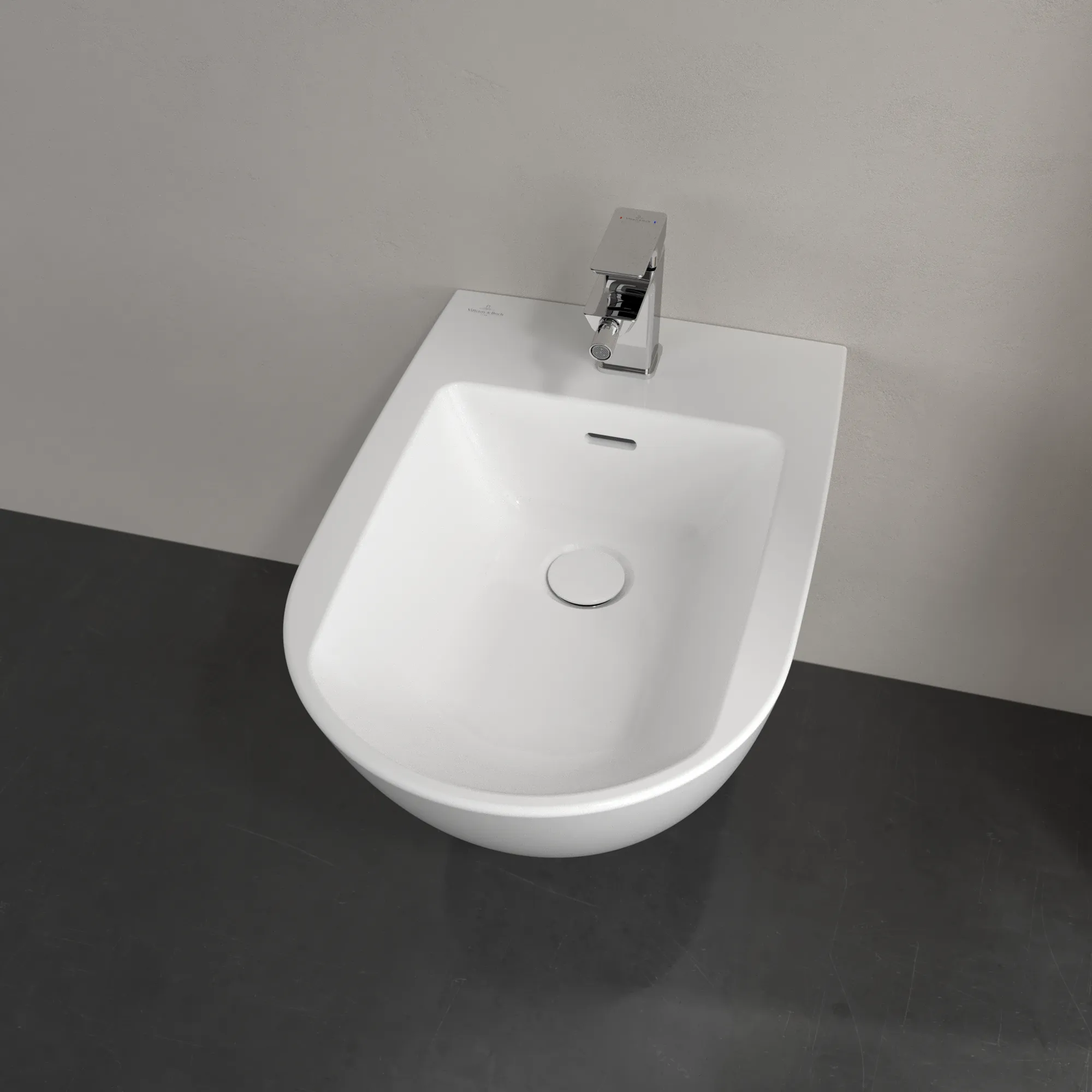 Villeroy & Boch Bidet „Antao“, Befestigung verdeckt 375 × 560 × 270 mm in Weiß Alpin Villeroy & Boch Bidet „Antao“, Befestigung verdeckt 375 × 560 × 270 mm in Weiß Alpin