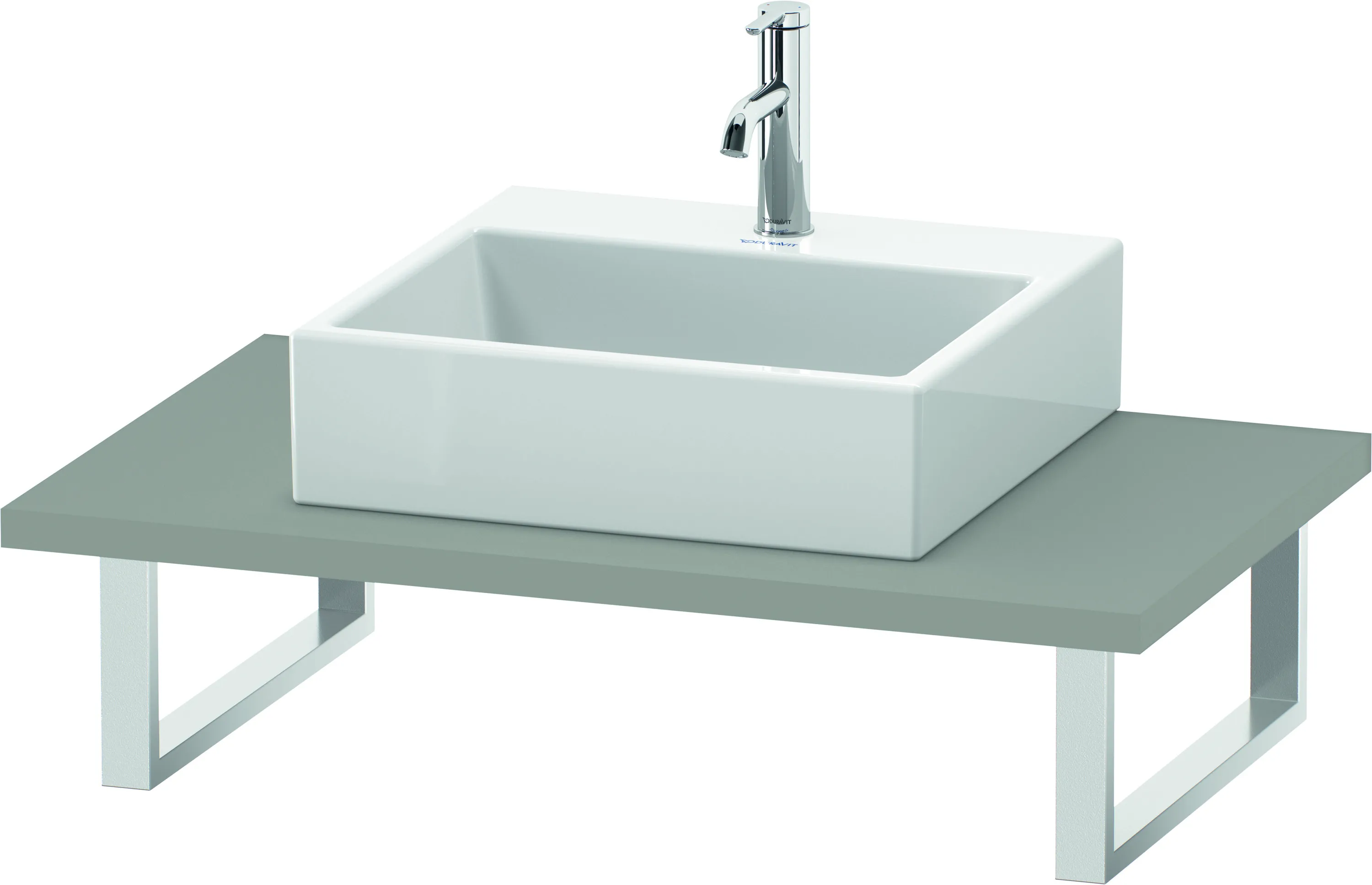 Duravit Konsole „DuraStyle“, mittig in Betongrau Matt