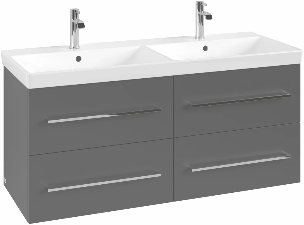 Villeroy & Boch Avento Waschbeckenunterschrank A89310, 1180 x 514 x 484 mm, Eckig, Waschbecken mittig, Arizona Oak